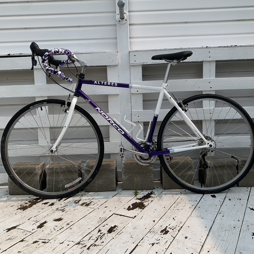 Norco Alteres reconstruit avec concept peinture candy purple